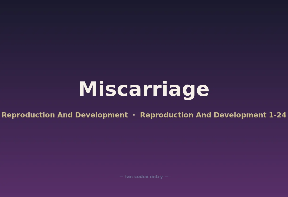 Miscarriage