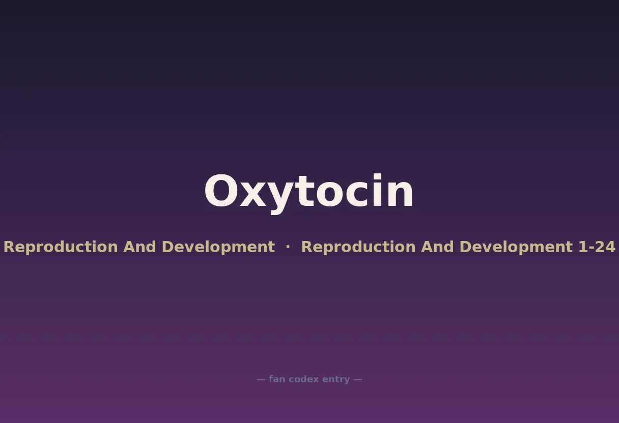 Oxytocin