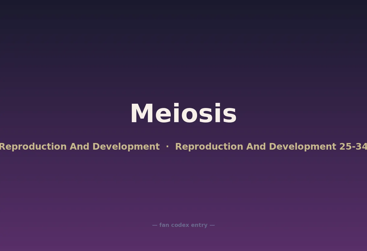 Meiosis