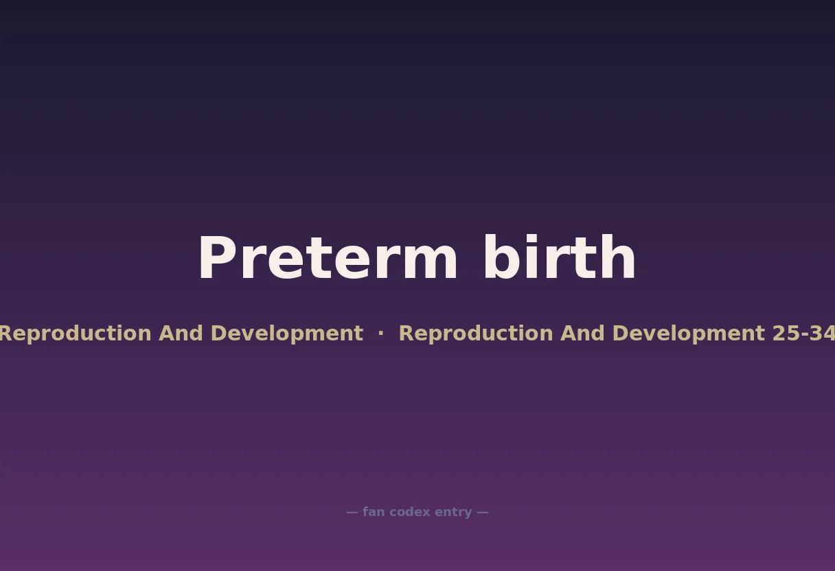 Preterm birth